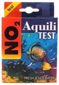 Aquili Test NO2 - Kit per la misurazione dei nitriti in acquario dolce o marino e laghetto, con reagente